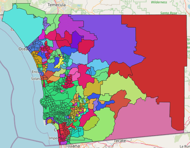 Categorized data (color)